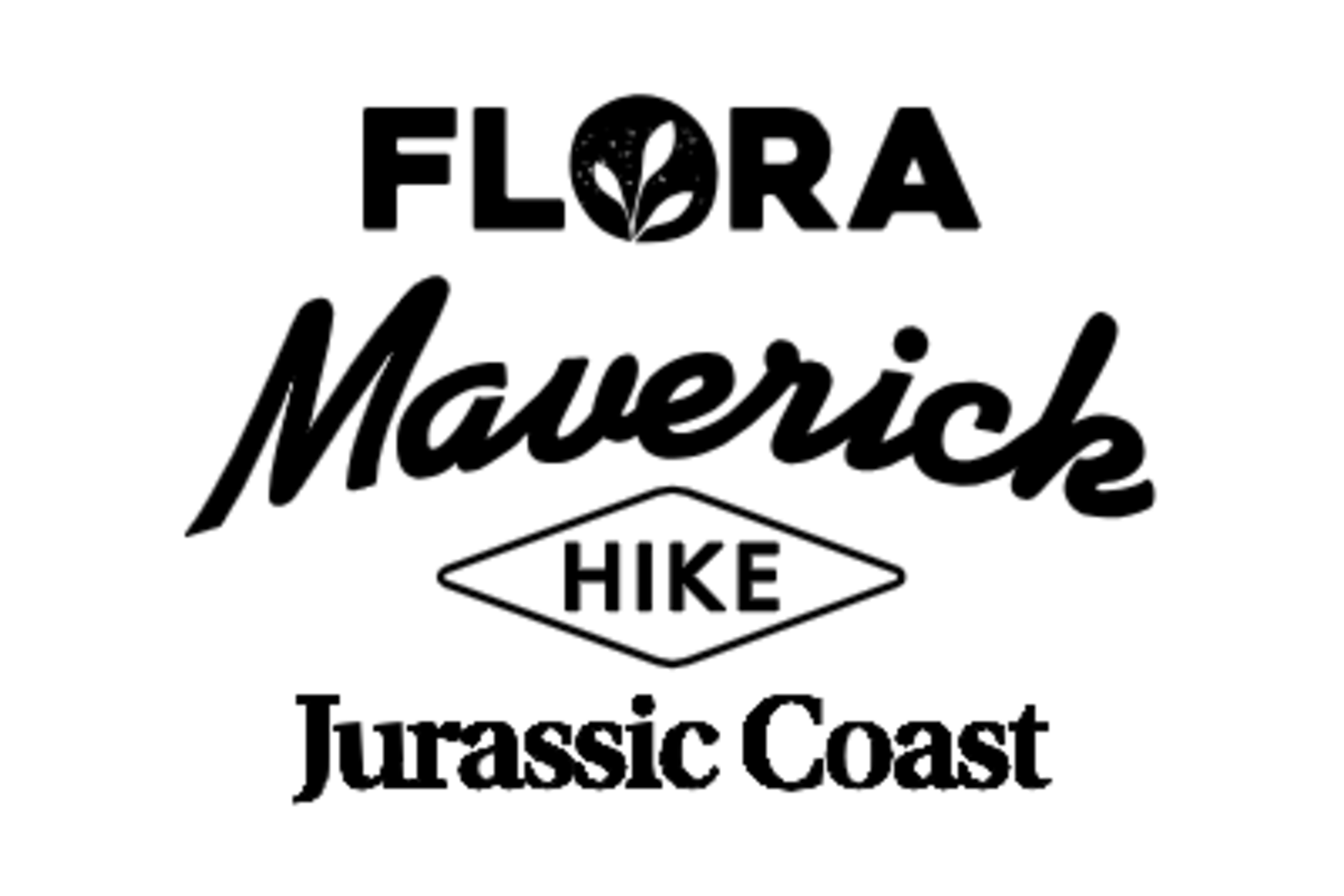 Maverick Flora Jurassic Coast Hike Logo