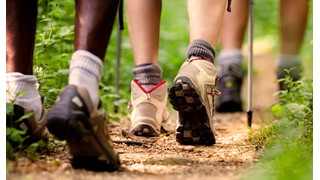 Pair of hiking boots