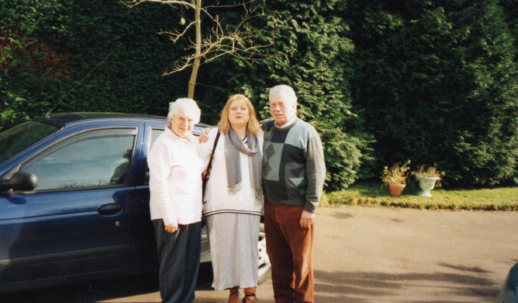 Ruth's last photo with her dad
