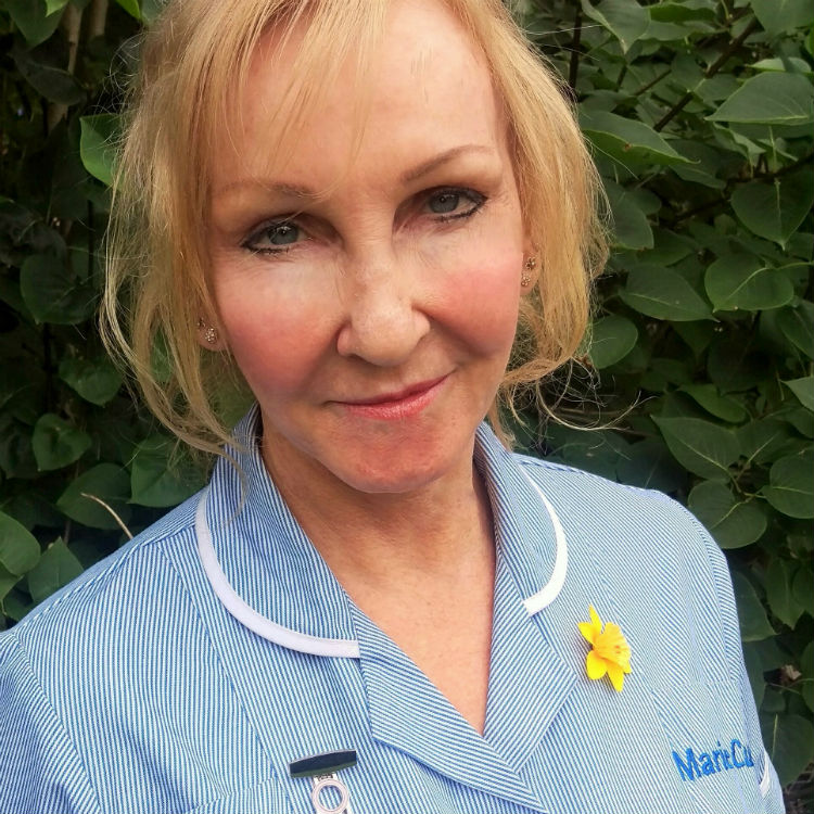 Carrie will be swapping her uniform for her walking gear for the challenge.