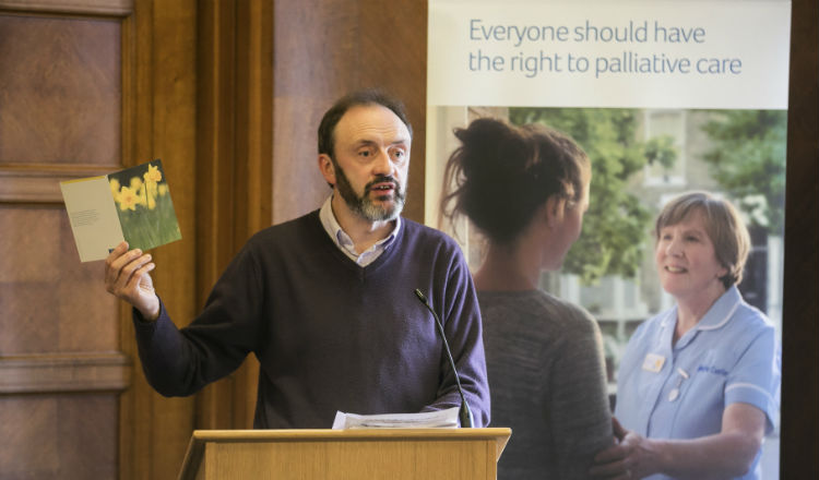 Dr Richard O'Leary speaks about his experiences at Hiding who I am: The reality of end of life care for LGBT people, an event held at Stormont with Marie Curie Northern Ireland in September 2017
