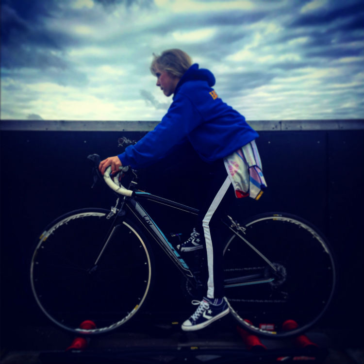 Young fundraiser Orla Cuff started cycling when she was six, and now enjoyed road riding and going to the local velodrome.