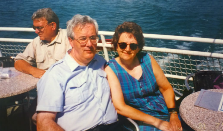 Ray Diver with his wife, Margaret