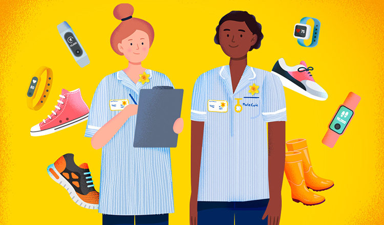 Illustration of two nurses smiling