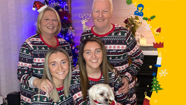 Gary, Kate and their daughters Leanne and Emma.