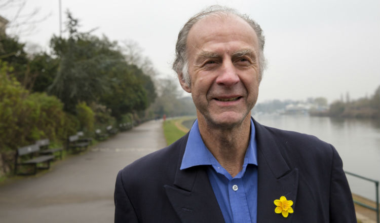 Sir Ranulph Fiennes smiling