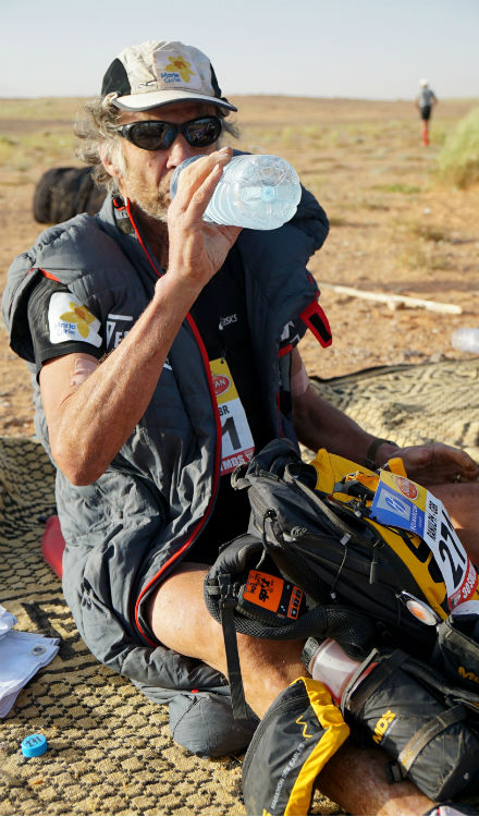 Sir Ranulph Fiennes on the morning of the long day