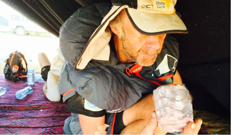 Sir Ranulph Fiennes Marathon des Sables Stage 4 day 2 photo (3)