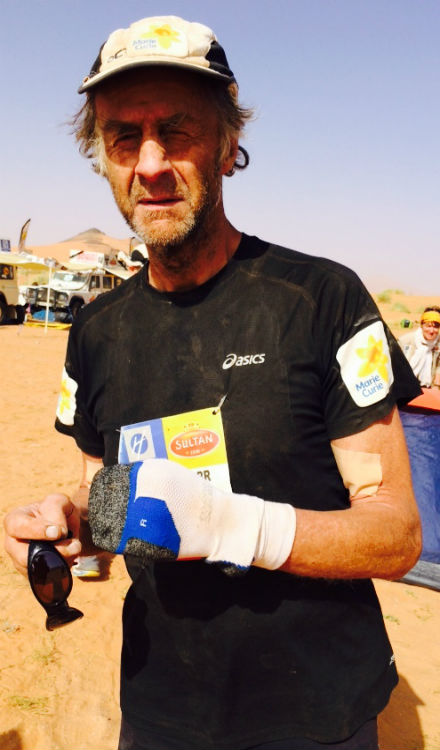 Sir Ranulph Fiennes Marathon des Sables Stage 4 day 2 photo (6)