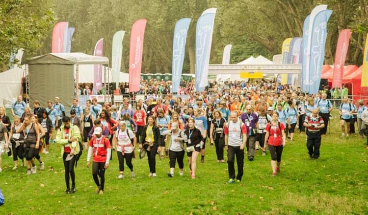 Charity trek Marie Curie