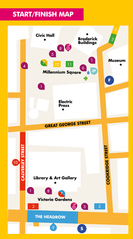 Map of Leeds Event Village