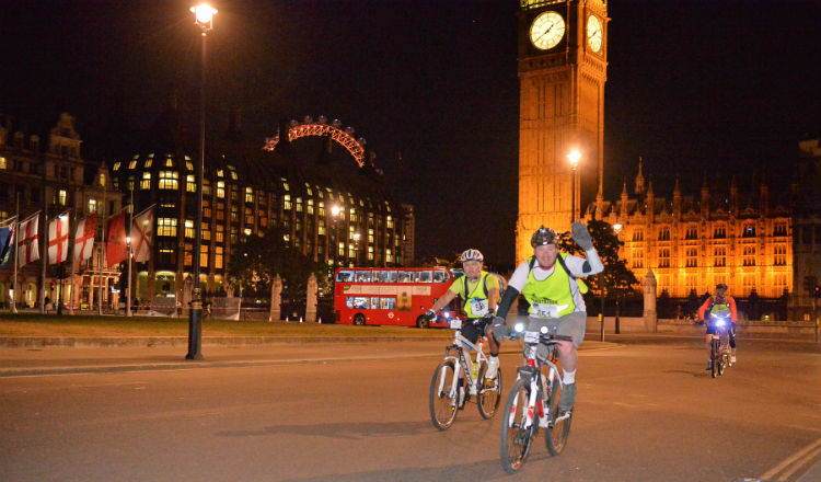 Big Ben wave and bus Nightrider Marie Curie