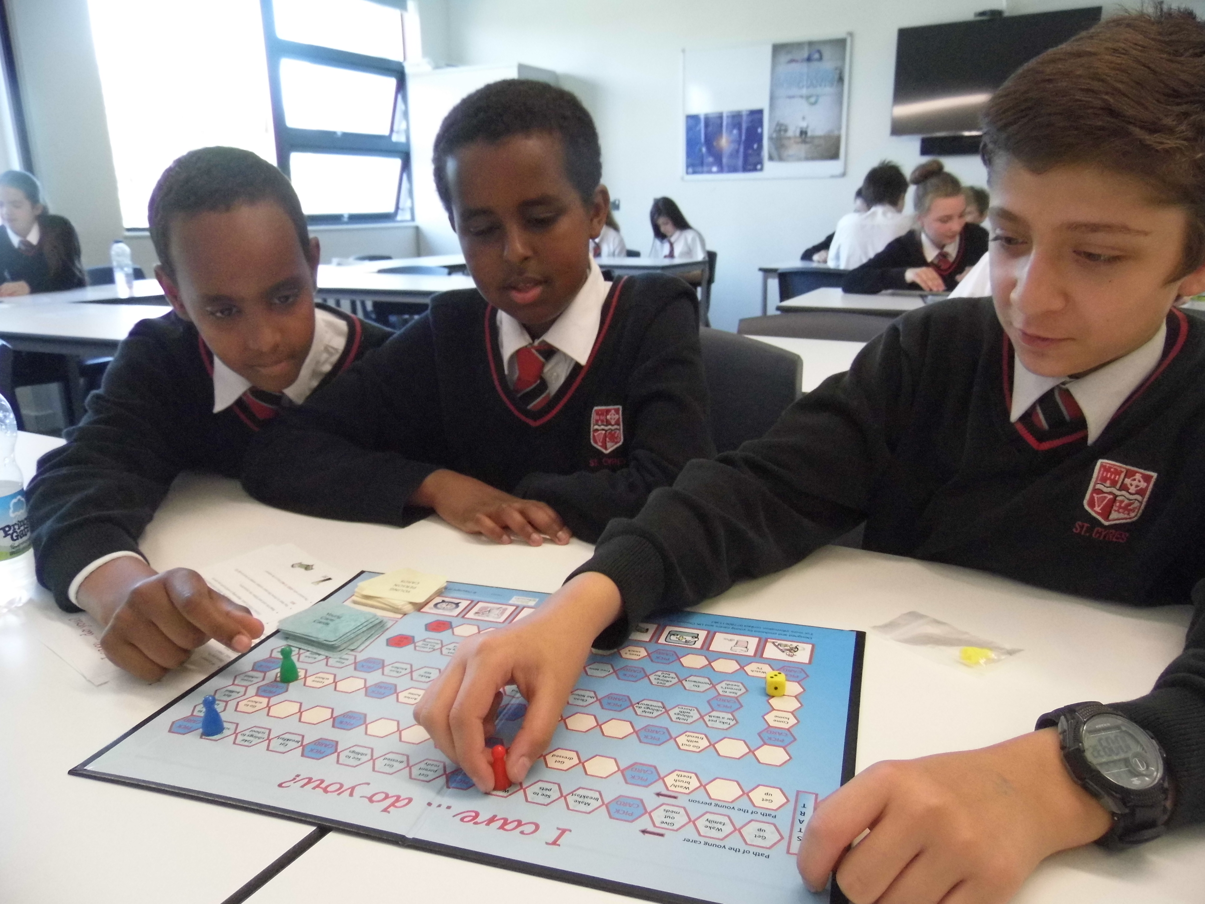 Pupils at St Cyres School Penarth play I Care.... Do You?