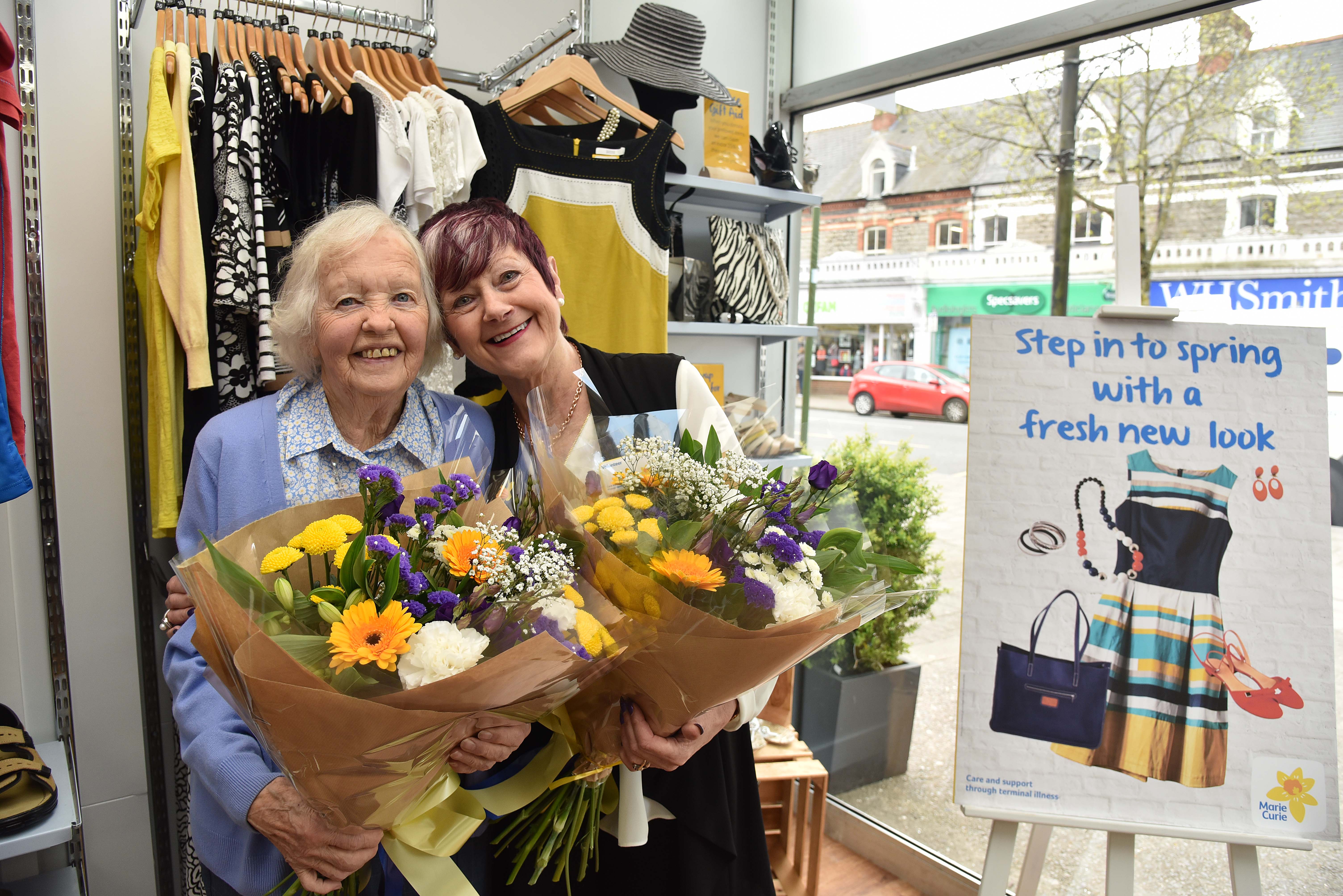 Shop volunteer loves interaction with customers