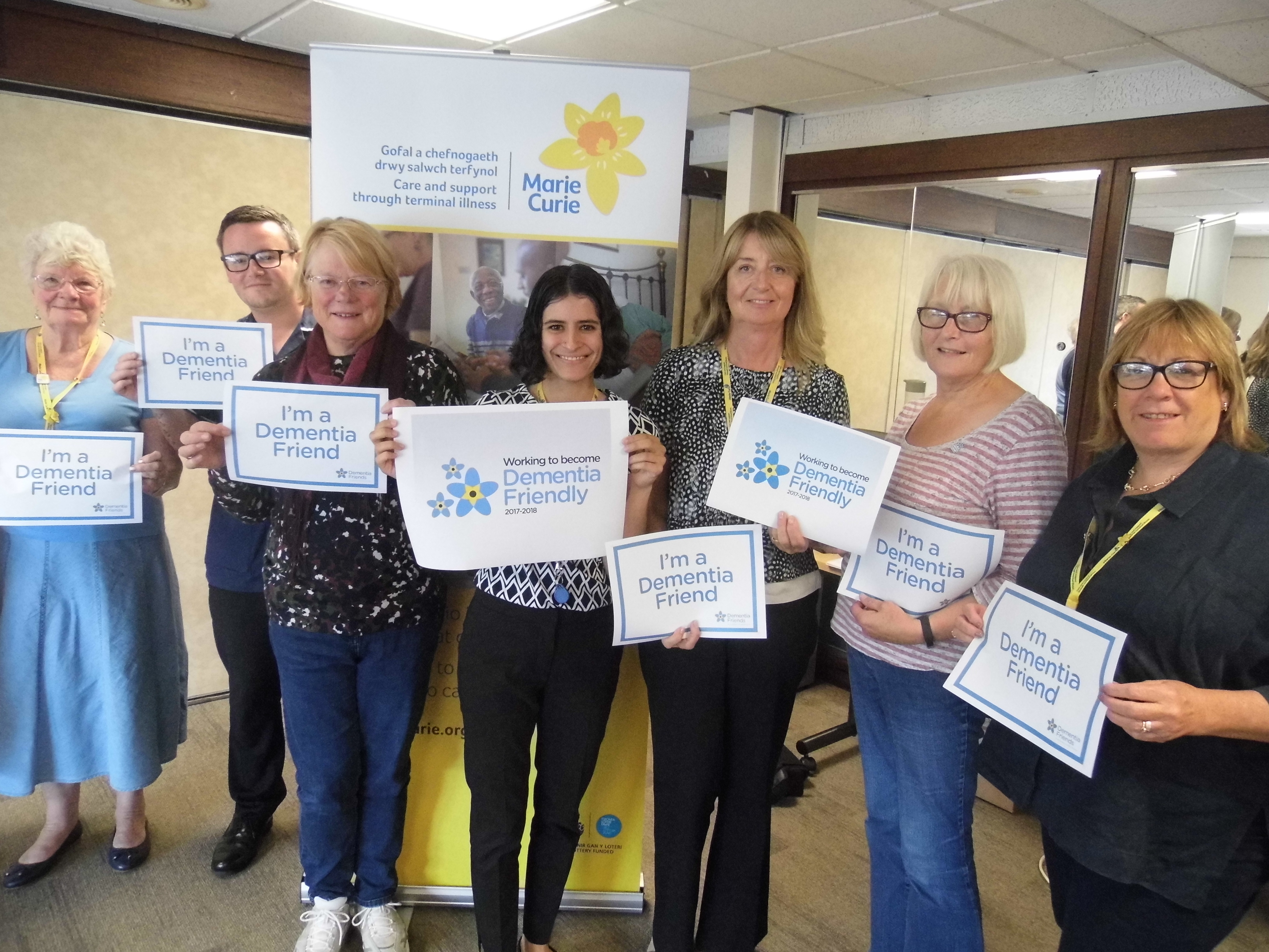 Cardiff Hospice joins Dementia Friendly Cardiff pledge